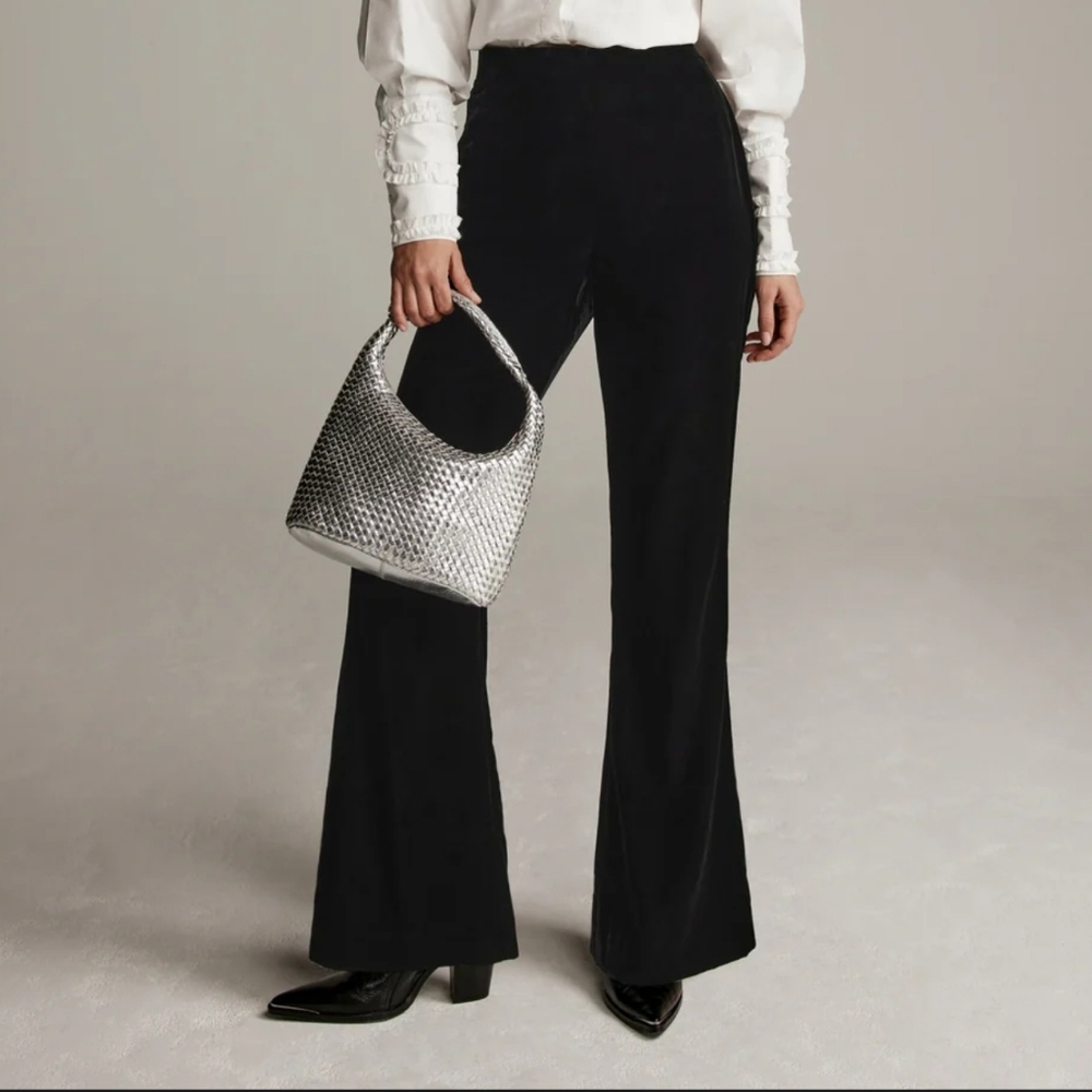 NWT Velvet Black Wide Trousers by MINT VELVET Brand - Picture 3 of 6